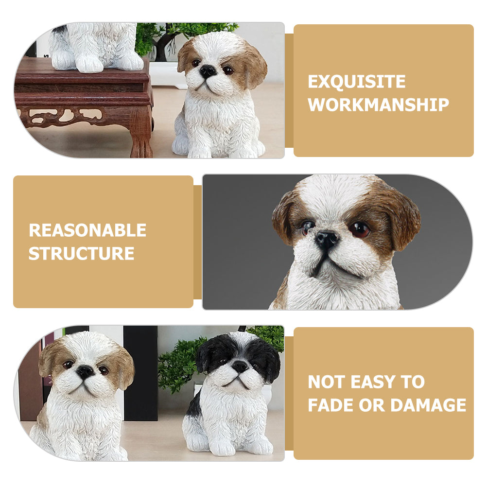 Ornaments Resin Craft Decor Decorations Desktop Dog Adornment Creative Exquisite