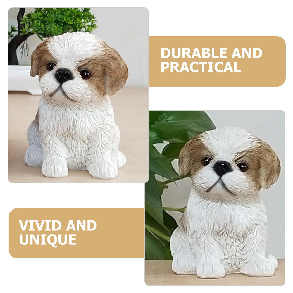 Ornaments Resin Craft Decor Decorations Desktop Dog Adornment Creative Exquisite