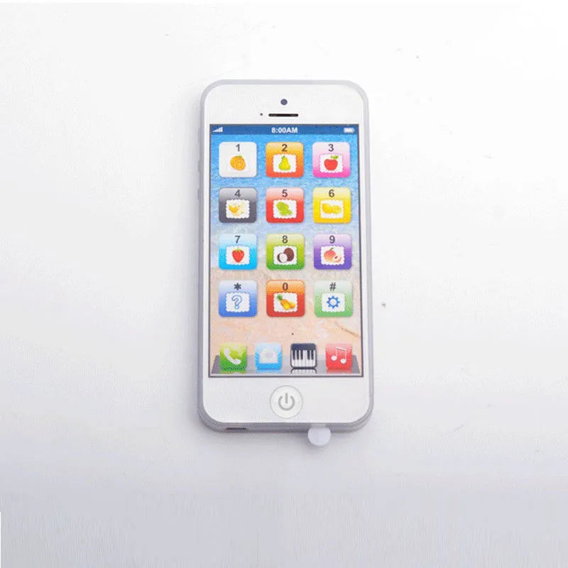 Children Simulation Phone Baby Musical Early Educational Toys English Learning Cellphone with Light Sound Mobile Vocal Toy