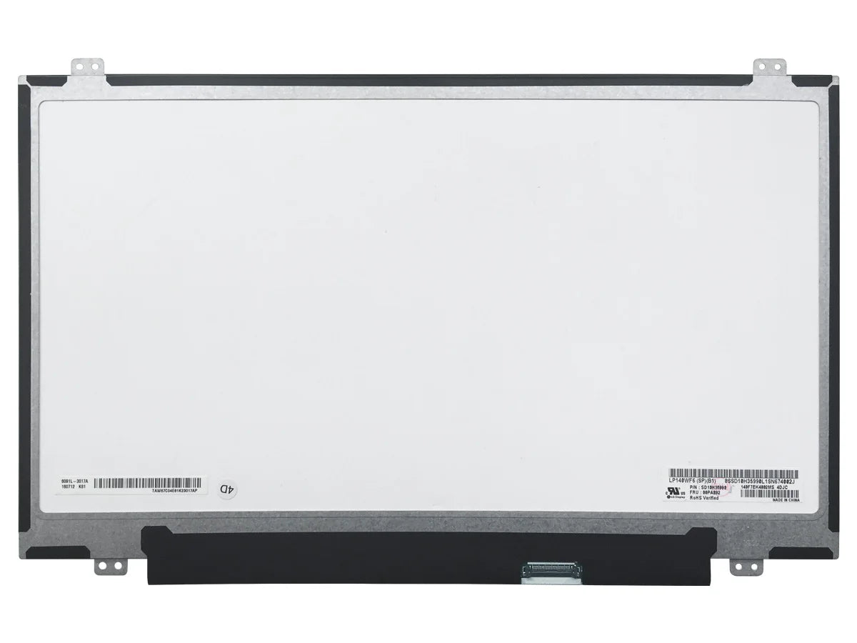 14.0 Laptop LCD Screen LP140WF6 SPB1 SPB2 SPB3 SPB4 SPB6 SPB7 SPB8 For Lenovo ThinkPad T460 T470 T480 E465 IPS 1920x1080 30pin