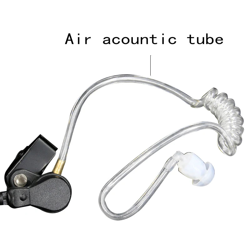 PPT Headphones with Mic for Motorola Radio SL1M SL1K SL1600 SL300 SL7500 SL400 SL4000 SL7550 Walkie Talkie Air Acoustic Tube
