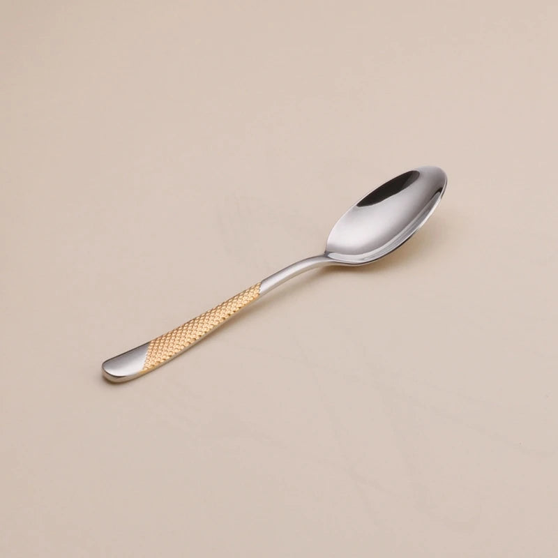Kitchen Tableware Cutlery Set Silver Cutlery Set Stainless Steel Luxury Dinnerware Fork Spoon Knife Western Dinner Set Gold