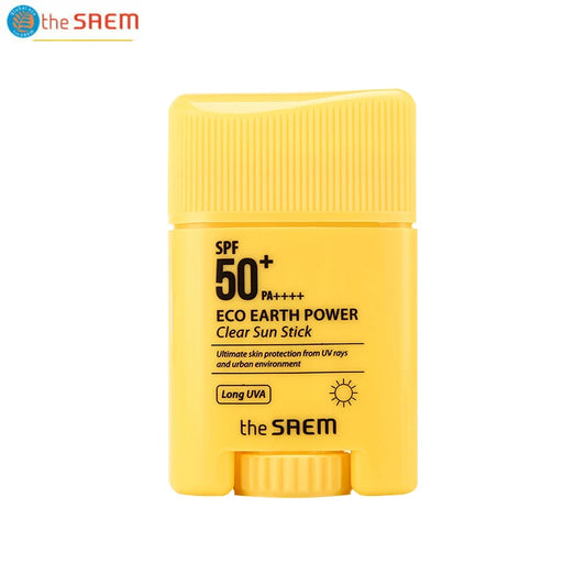 THE SAEM Eco Earth Power Clear Sun Stick 16g SPF50+ PA+++Sunscreen Sunblock Skin Protective Korea Care Cosmetics
