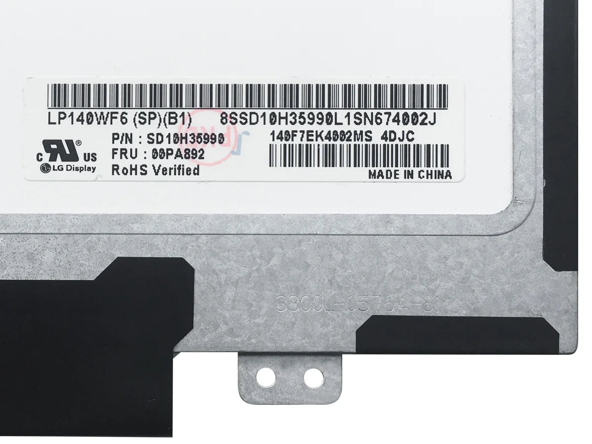 14.0 Laptop LCD Screen LP140WF6 SPB1 SPB2 SPB3 SPB4 SPB6 SPB7 SPB8 For Lenovo ThinkPad T460 T470 T480 E465 IPS 1920x1080 30pin
