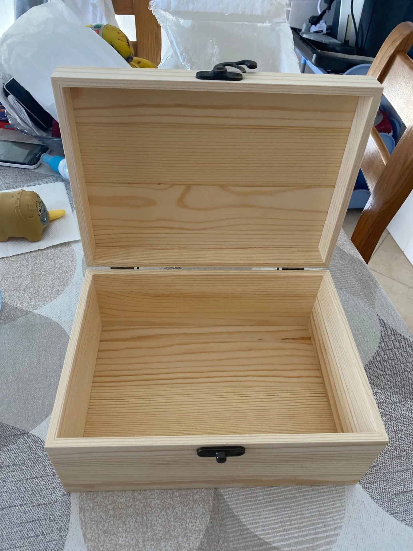 Personalized Baby Keepsake Box | Wood Memory Box | New Mom Gift | Custom Baby Gift Box | Baby Shower Decoration | Baptism Gifts