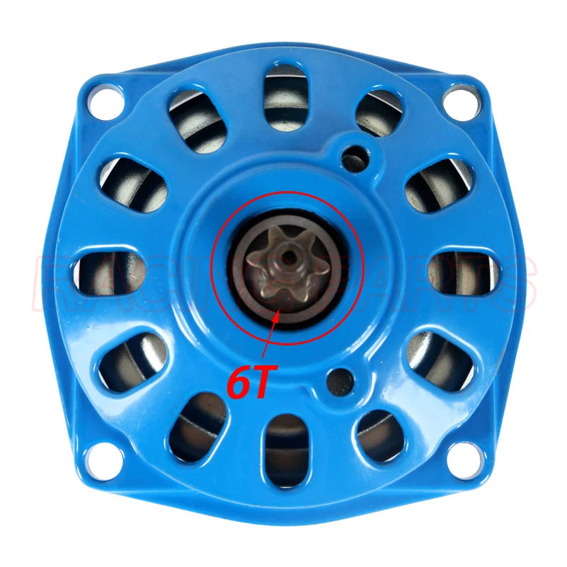 Motorcycle 25H 6T Tooth Clutch Drum Gearbox For 47cc 49cc 2 Stroke Engine Atv Quad Go Kart Dirt Pocket Mini Bike