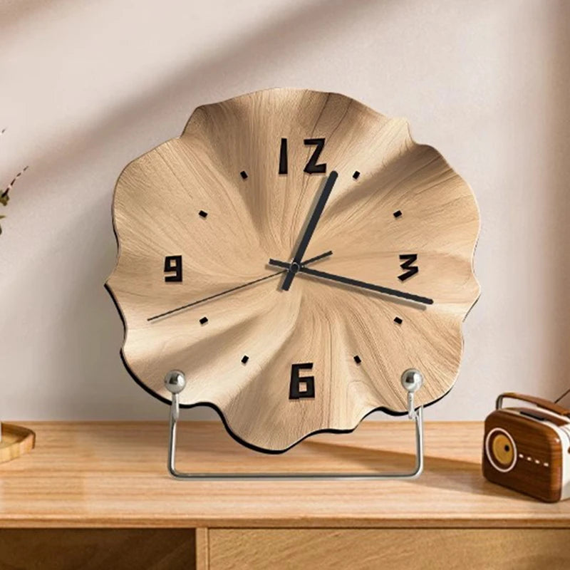 Desktop Clock Modern Bedroom Living Room Silent Table Clock Nordic Interior Luxury Unique Office Desk Clocks Home Decoration
