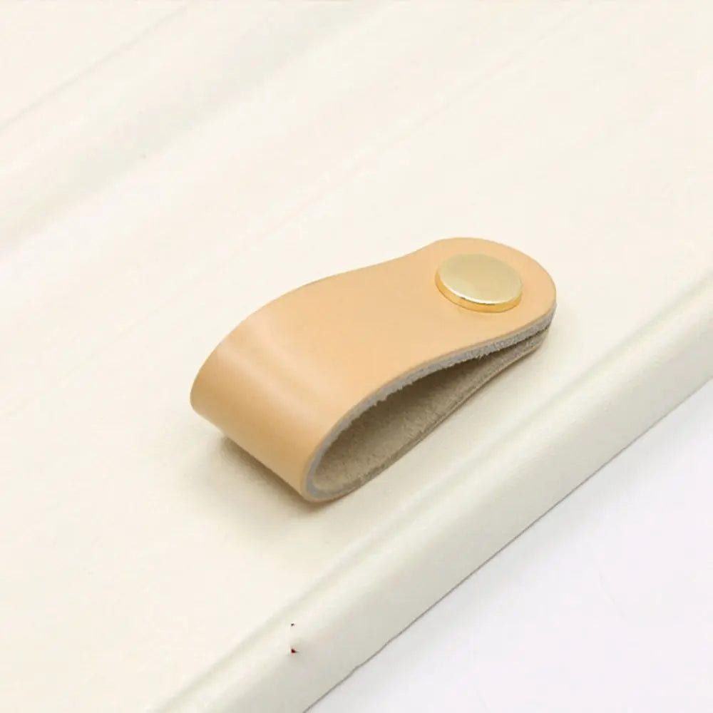 Children's Furniture Environmentally Kitchen Wardrobe Cabinet Hardware Leather Handle Door Pulls Furniture Knobs Drawer Handle