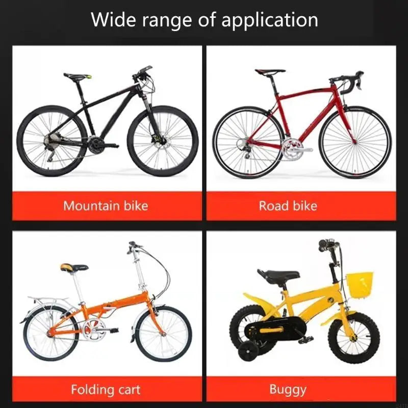 1 Pair of Bike Rear Pedals Folding Bike Pegs Footrest Steel Foot Peg Kids Bikes