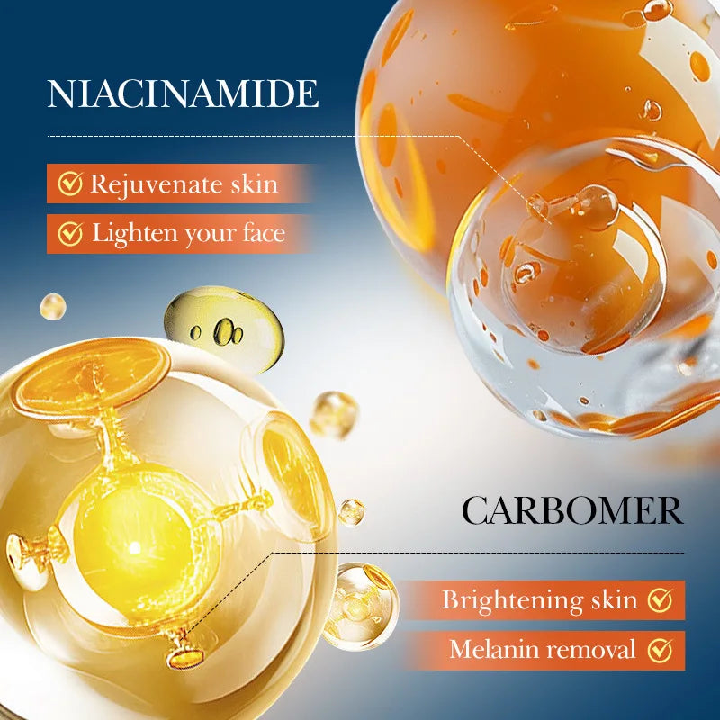 Sadoer Korean Skincare 5-Piece Set: Vitamin C Cleanser+Toner+Serum+Cream, Brightening & Moisturizing