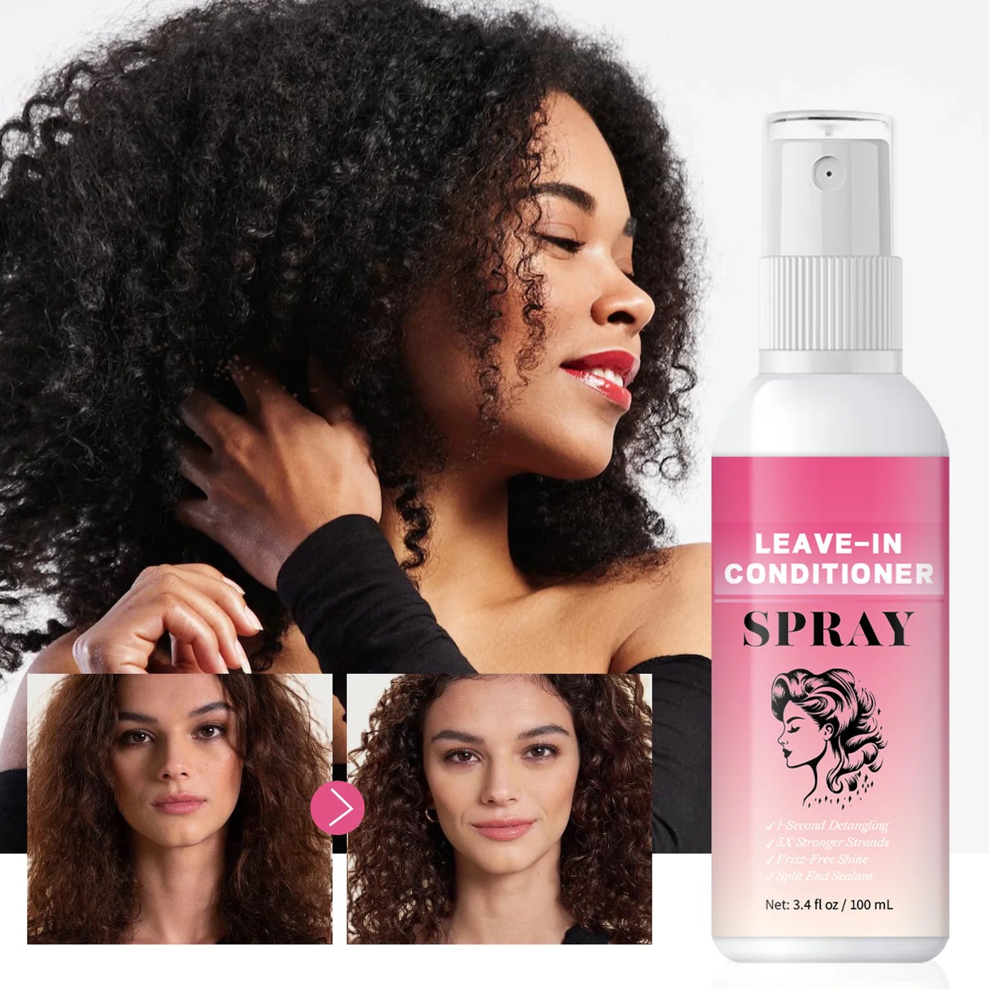 Hair Care Deep Repair Conditioning  for Hair Heat Protector Serum Protect Hair From UV Damaged Moisturizing Hair-Care