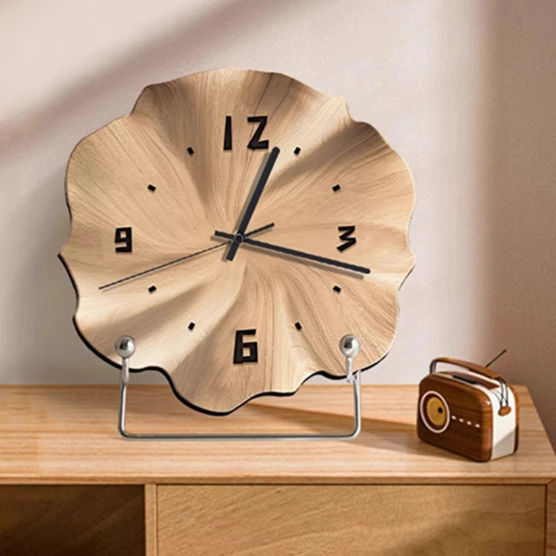 Desktop Clock Modern Bedroom Living Room Silent Table Clock Nordic Interior Luxury Unique Office Desk Clocks Home Decoration