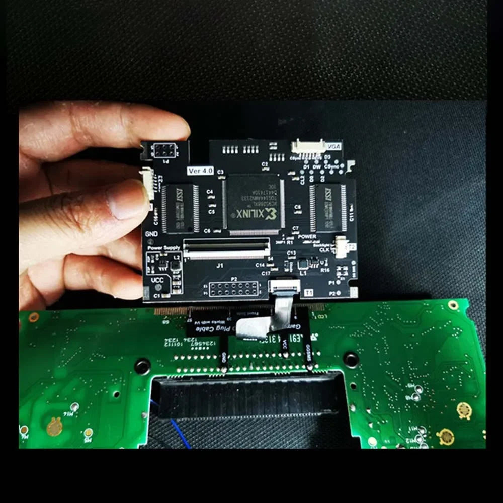 New 2024 For SEGA Game Gear GG Full Fit Integrated Screen Kit V4.2 Low Power Edition OGS full fit