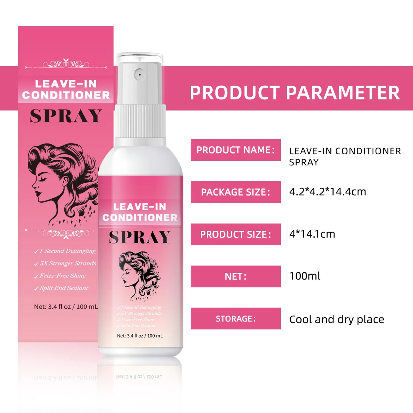 Hair Care Deep Repair Conditioning  for Hair Heat Protector Serum Protect Hair From UV Damaged Moisturizing Hair-Care