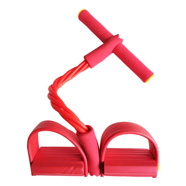 Fitness Gum 4 Tube Resistance Bands Latex Pedal Exerciser Sit-up Pull Rope Expander Elastic Bands Yoga equipment Pilates Workout