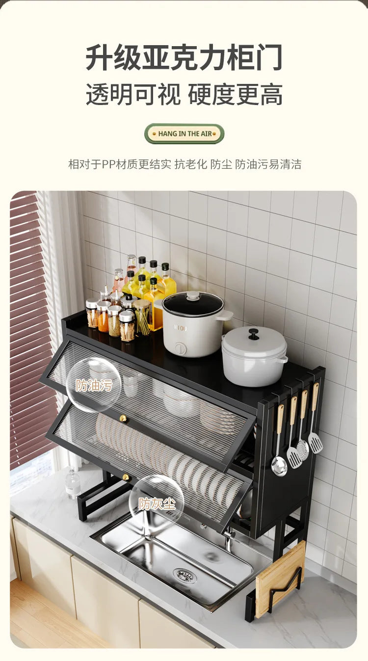 Kitchen Drain Rack Dish  Plate Sink Storage Dishwasher Shelf Tableware Storage Rack