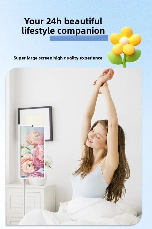 24Portable TV, Customizable Screen, Wireless Projection Screen, Smart Screen, Fitness, Live Stream, Entertainment Friend Machine