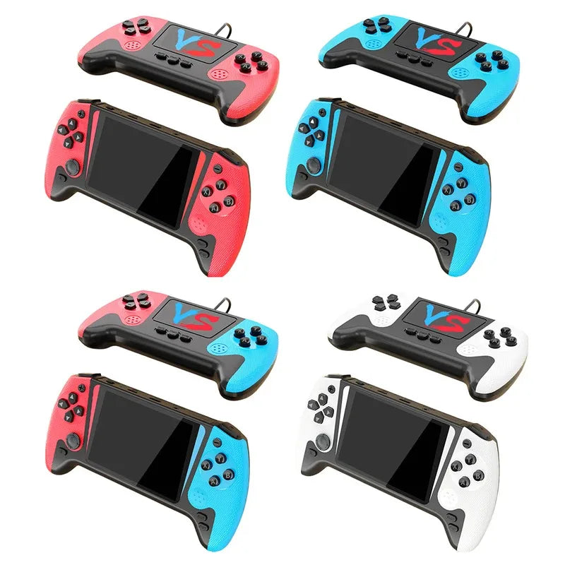 Gaming Console 3.5inch LCD Screen Built-in 500 Games Nostalgic Game Console TV Connect Video Game Console 1200mAh for 2 Players
