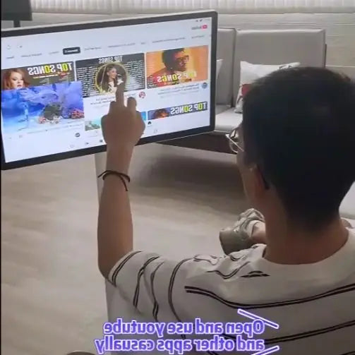 24 Portable TV, Customizable Screen, Wireless Projection Screen, Smart Screen, Fitness,Entertainment Friend Machine Live Stream