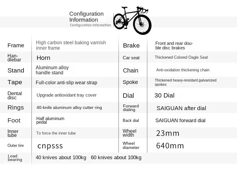 Bicycle Free Shiping Aro 29 Road Bike Bicicleta Uomo Bmx Bikes Road Bike V Brake/Disc Brake Spring Fork (Low Gear Non-damping)