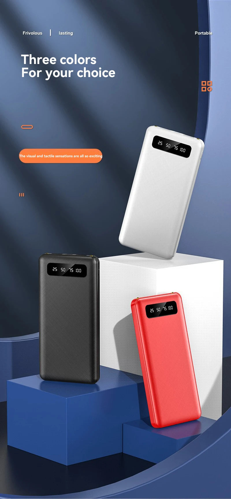 200000mAh Power Bank 120W Super Fast Charge Large Capacity Portable External Battery With LED Digital Display For Phones 2025