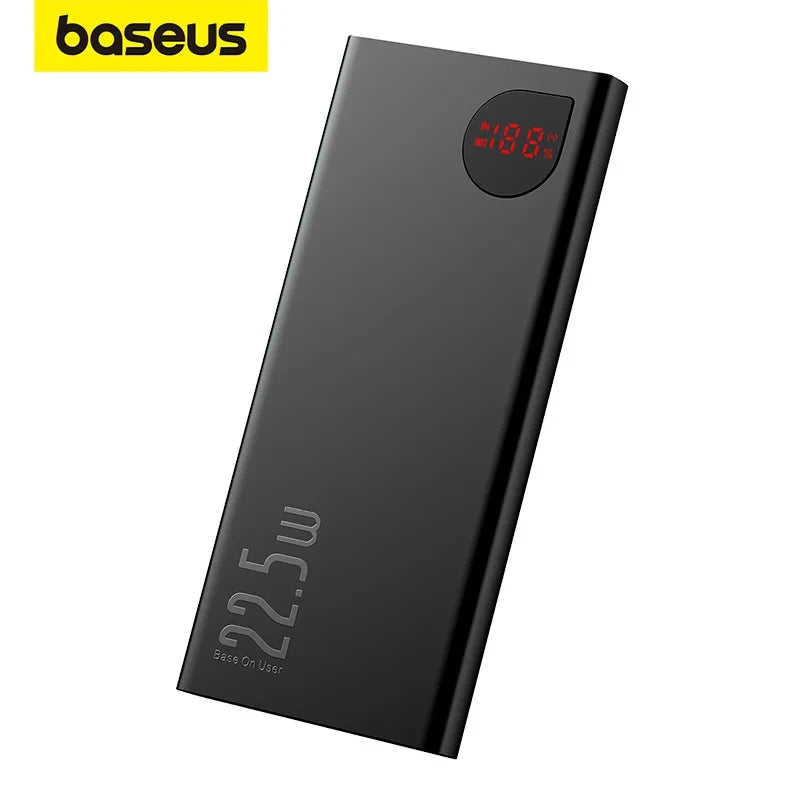 Baseus Power Bank 10000mAh 20000mAh 22.5W Fast Charging Powerbank Portable External Battery For iPhone 16 15 14 12 13 Pro Max
