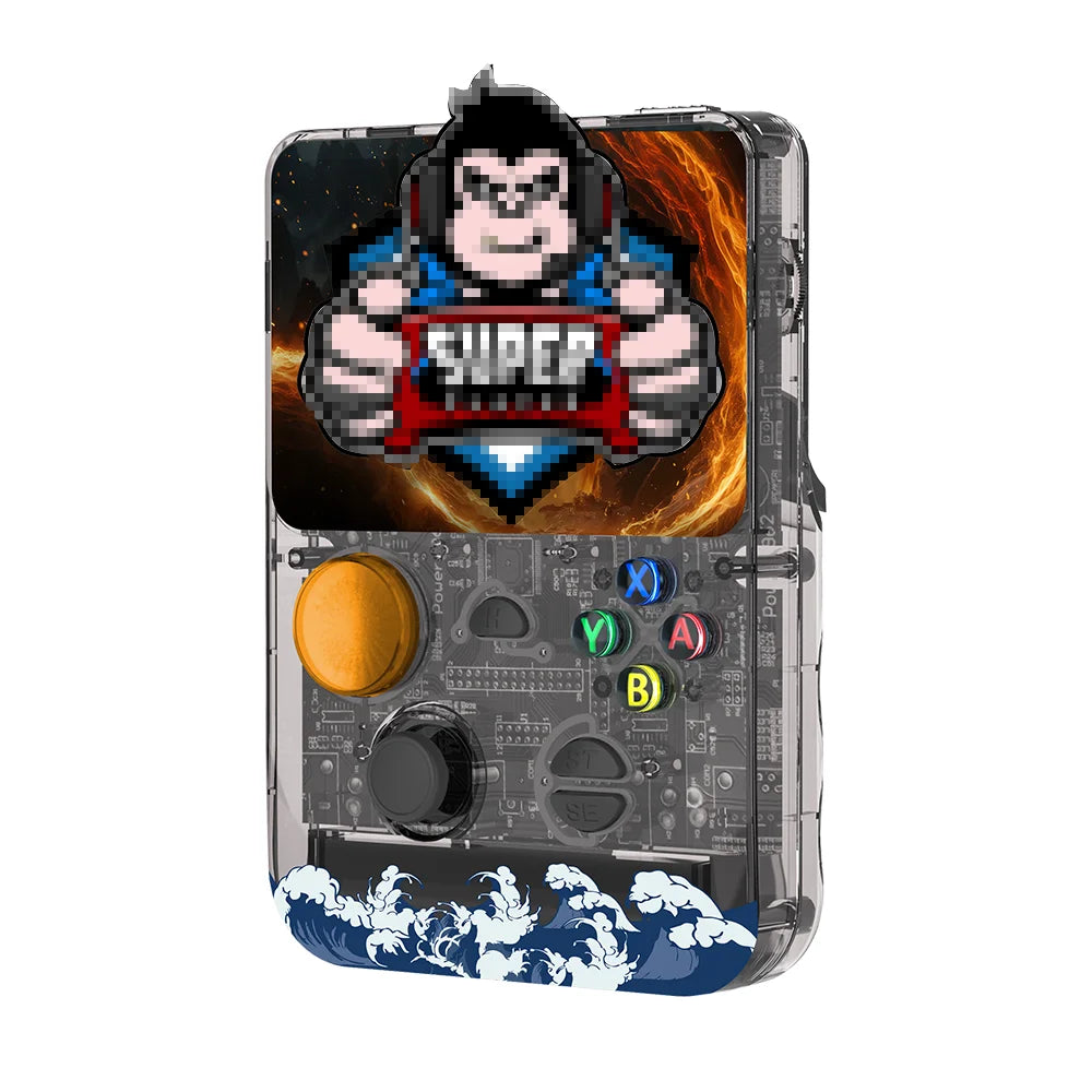 Latest Handheld Gaming Console with 3.5-inch IPS HD Screen&3D Smooth Joystick,Large Memory&Support TF Memory Card R36S Plus