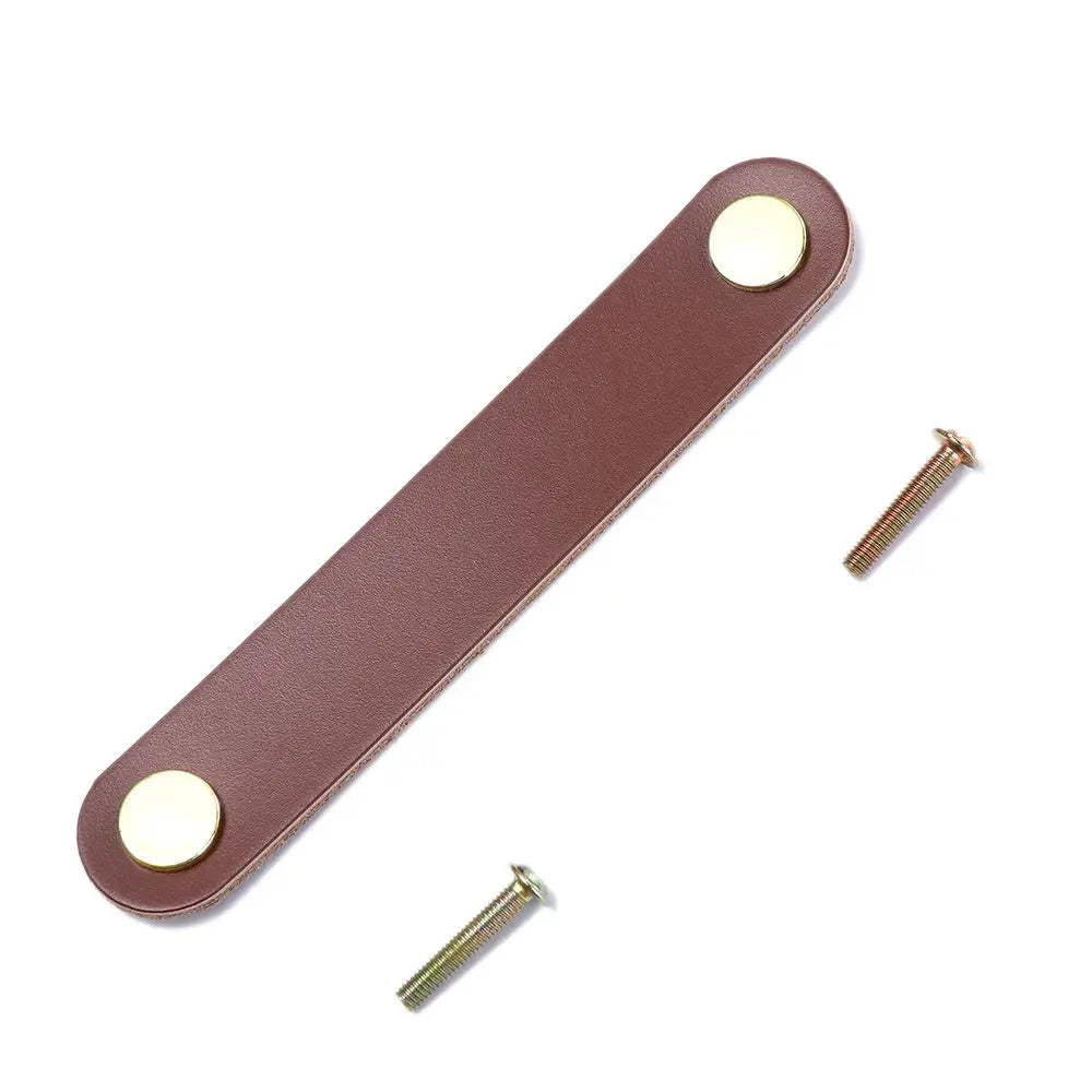 Children's Furniture Environmentally Kitchen Wardrobe Cabinet Hardware Leather Handle Door Pulls Furniture Knobs Drawer Handle