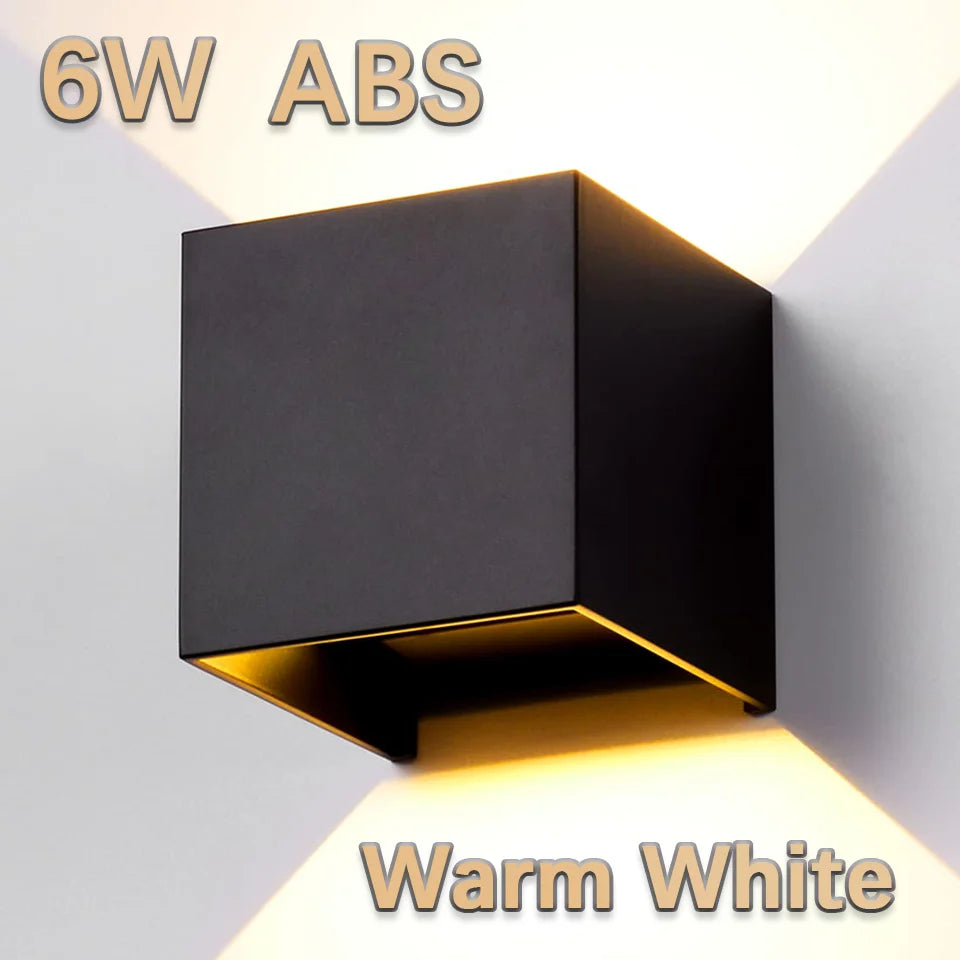 LED Wall Light Outdoor Indoor Lighting Wall Lamps Home Appliances Wall Lighting For Room Decor Wall Panels Porch Balcony Garden