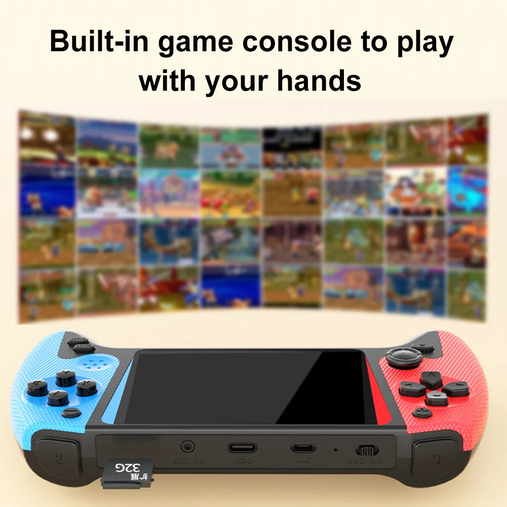 Portable Game Console 3.5inch LCD Screen Built-in 500 Games Nostalgic Game Console TV Connect Video Game Console for Kids Adults