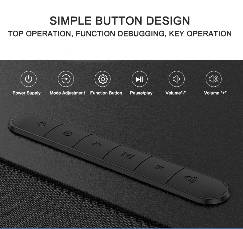 Home Theater System 7.2 Surround Sound Wireless Soundbar with Wireless Subwoofer and Remote Control