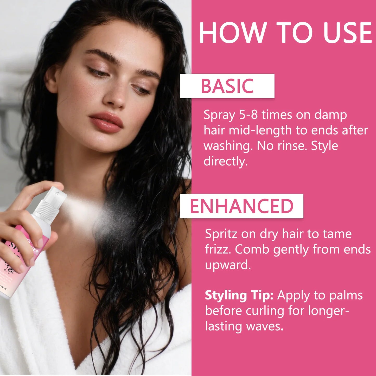 Hair Care Deep Repair Conditioning  for Hair Heat Protector Serum Protect Hair From UV Damaged Moisturizing Hair-Care