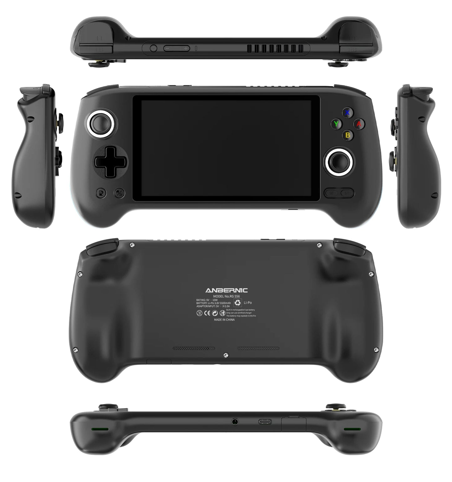 Portable Gaming Consoles Android 13 AMOLED Touch Screen Hall Effect Joysticks Handheld Game Player 5G Wifi BT5.0