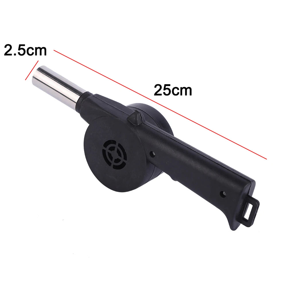 Picnic Camping Accessories BBQ Tools Portable Barbecue Fan BBQ Accessories Hand-cranked Air Blower Fire Bellows Tools