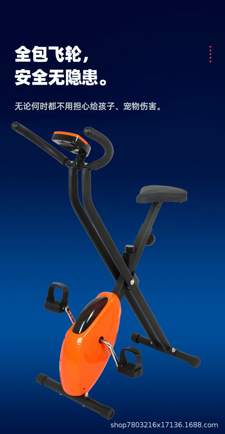 Foldable Exercise Bike Fitness Equipment Indoor Static Bicycles Exercise Bicycle Training Stationary Indoor Cycling Bikes