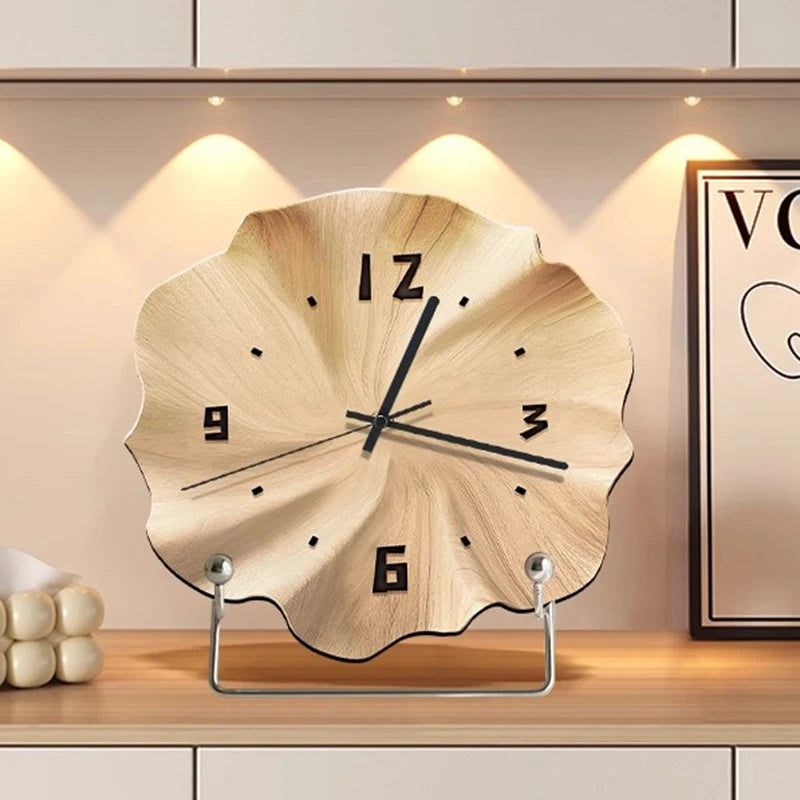 Desktop Clock Modern Bedroom Living Room Silent Table Clock Nordic Interior Luxury Unique Office Desk Clocks Home Decoration