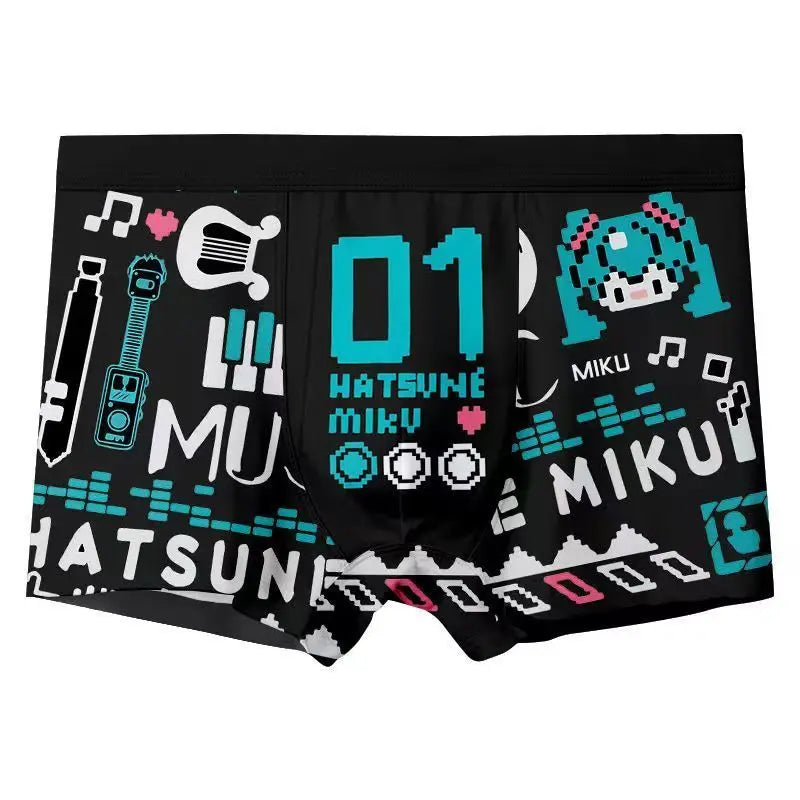 Hatsune Miku Princess Miku anime peripherals two-dimensional boys' panties individuality quick-drying safety pants loose boxers