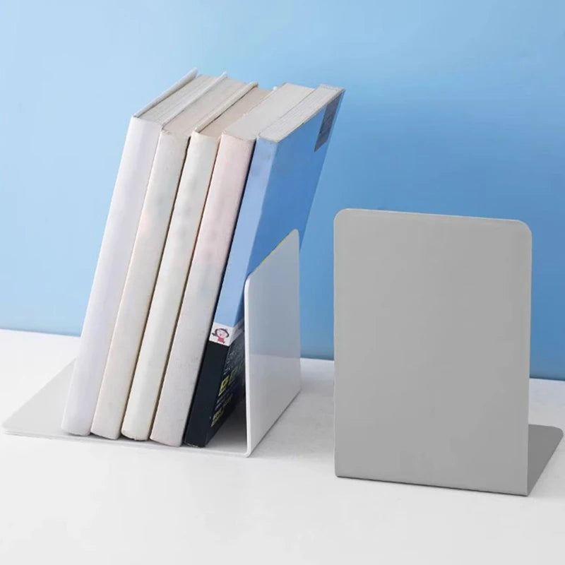 Desktop Organizer L-shaped Desk Bookends Durable Display Book Stand Simple INS Book Support Rack Minimalism