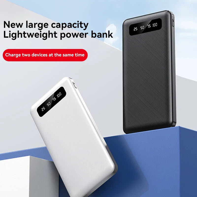200000mAh Power Bank 120W Super Fast Charge Large Capacity Portable External Battery With LED Digital Display For Phones 2025
