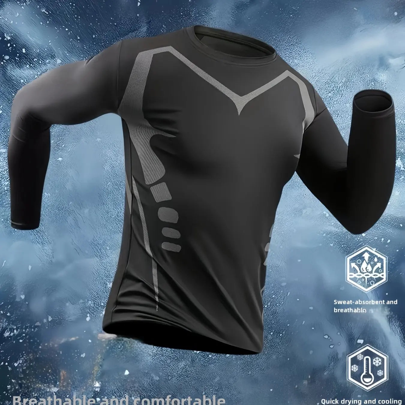 Fitness basketball as the base training, running, elastic, tight-fitting exercises, compression clothes for men。