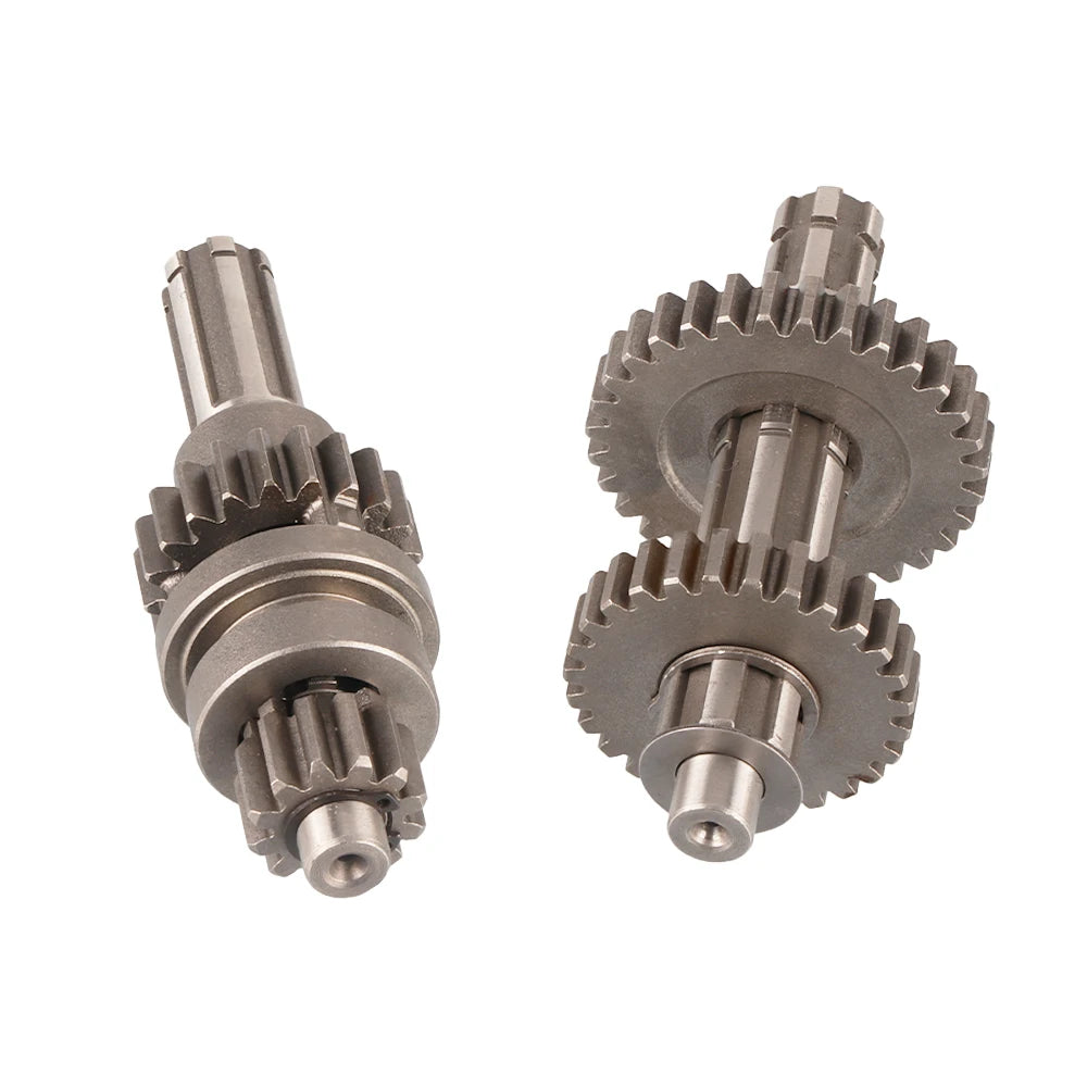 Motorcycle Transmission Reverse Gear Main and Secondary Shaft Gear Fit For 50cc 70cc 90cc 110cc Horizontal Engine ATV Quad Bike