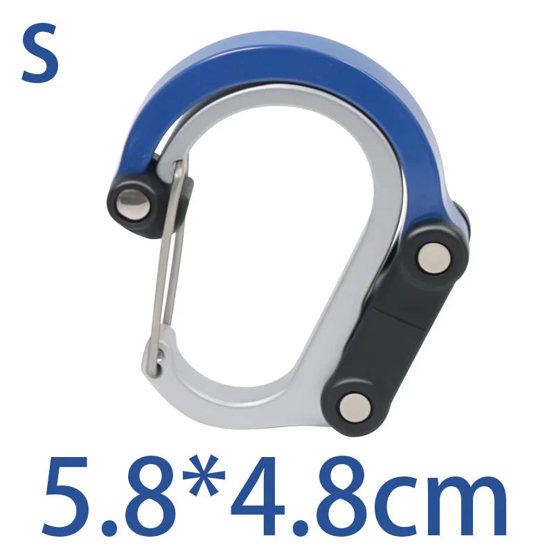 Camping Hybrid Gear Clip - Multifunctional Hybrid Gear Clip,360 Degree Swivel Hook,Strong Buckle,Camping Hiking Backpack Outdoor