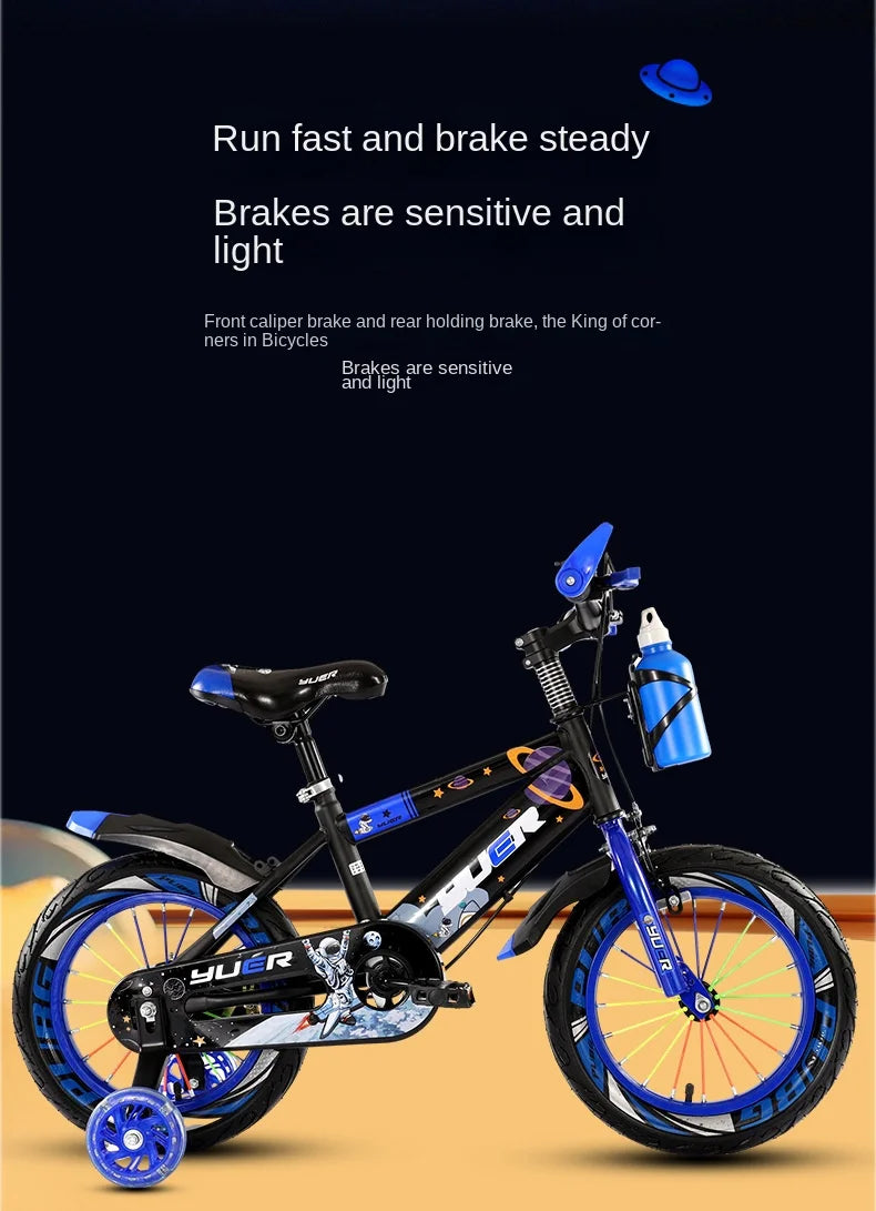 Children's Bicycles14-16-18 Inches Children's Bike With Adjustable Lifting And Lowering New Model For Children's Mountain Bikes