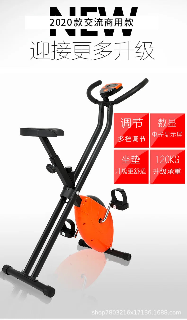 Foldable Exercise Bike Fitness Equipment Indoor Static Bicycles Exercise Bicycle Training Stationary Indoor Cycling Bikes