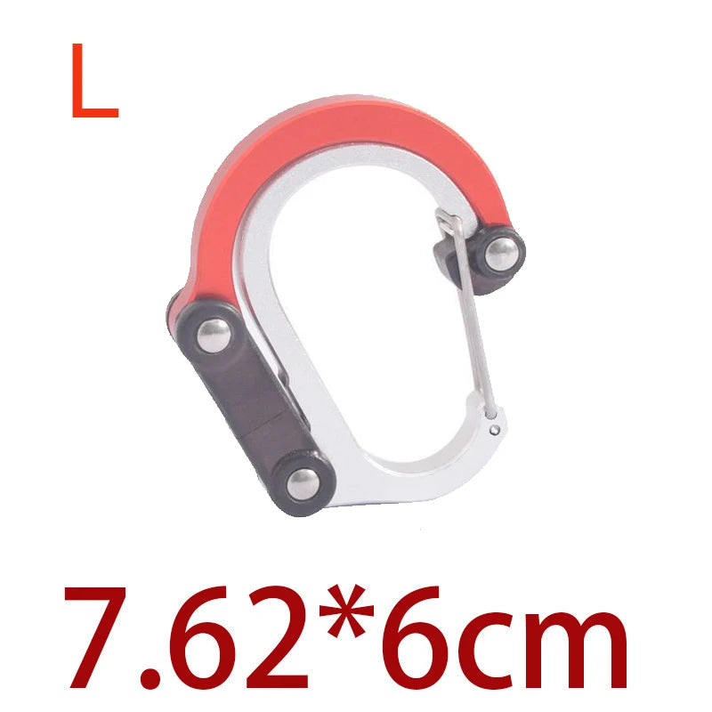 Camping Hybrid Gear Clip - Multifunctional Hybrid Gear Clip,360 Degree Swivel Hook,Strong Buckle,Camping Hiking Backpack Outdoor