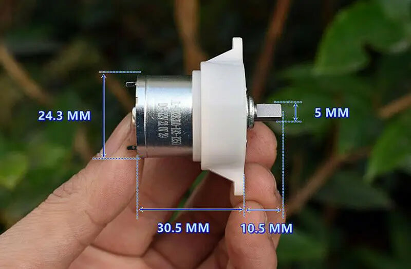 32MM 310 Gear Motor DC 3V 6V 9V 12V 54RPM Slow Speed High Torque Mini Metal Gearbox Motor