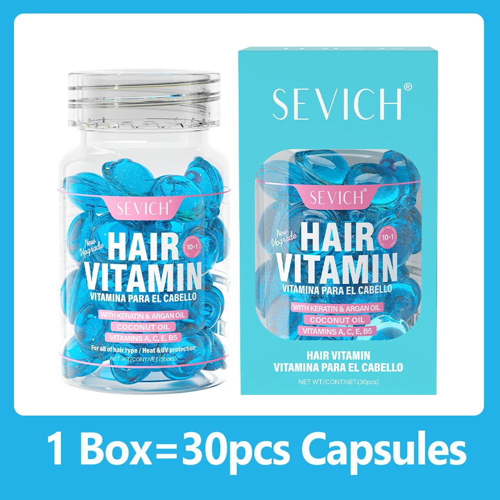 Hair Care Capsules Repairing Keratin Complex Serum Oil Frizzy Hair Moisturizing Hair Oil Smoothing Nourishing Hair Care Essence