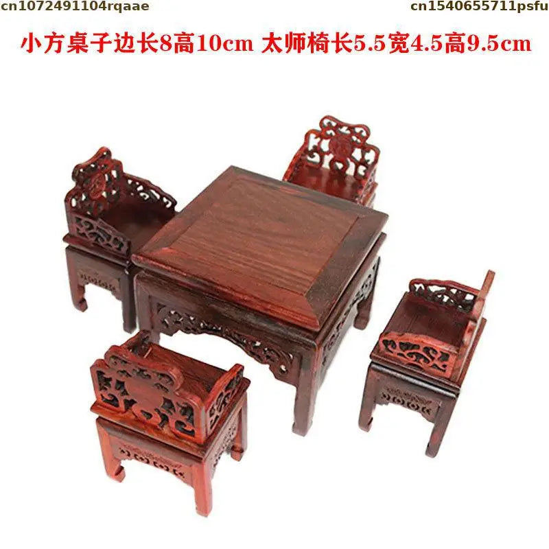 Mini Furniture Models Miniature Antique Rosewood Ornaments Chinese Handicrafts Doll Houses Photographed Scene Props