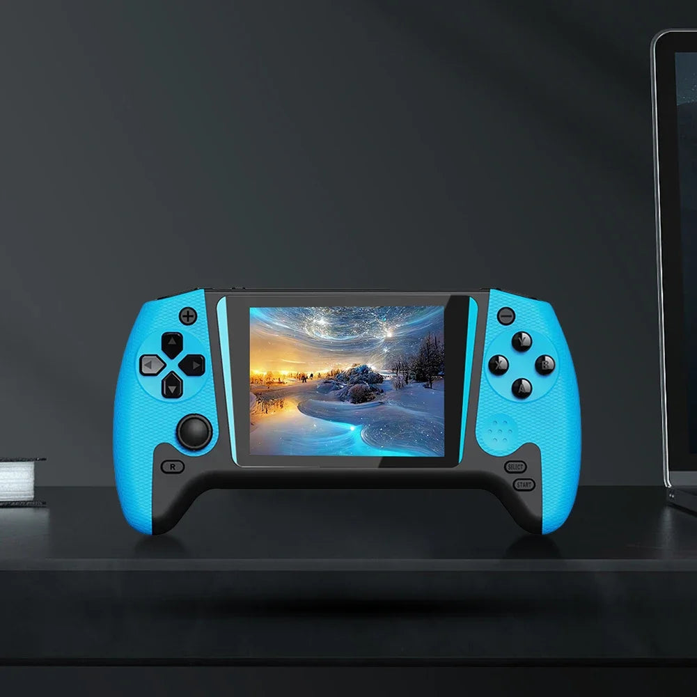 Gaming Console 3.5inch LCD Screen Built-in 500 Games Nostalgic Game Console TV Connect Video Game Console 1200mAh for 2 Players