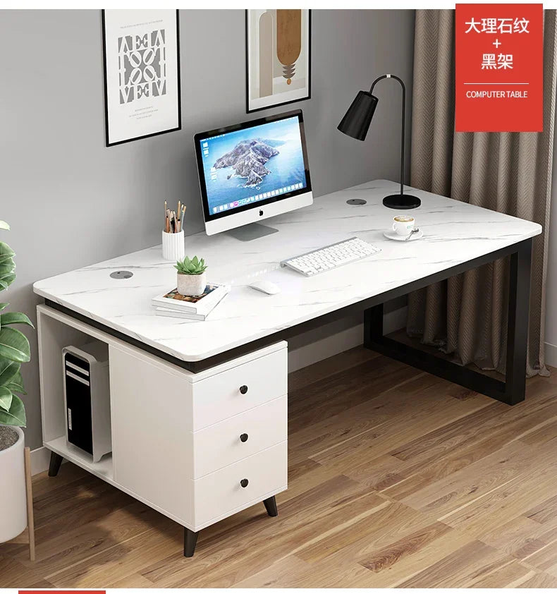 Working Meeting Office Desks Storage Laptop White Keyboard Office Desks Mobile Conference Scrivanie Per Computer Room Furnitures